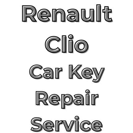 Renault Clio 2005 - 2012 Car Key Repair Service 3 Button Central Locking Fob