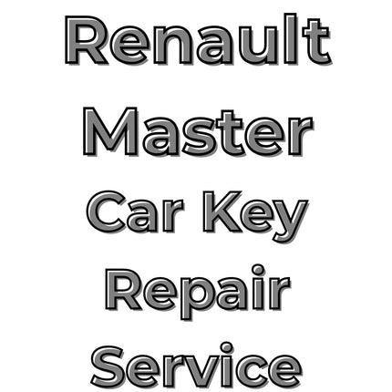 Renault Master 2010 - 2023 Car Key Repair Service 3 Button Central Locking Fob