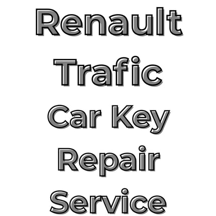 Renault Trafic 2015 - 2022 Car Key Repair Service 3 Button Central Locking Fob