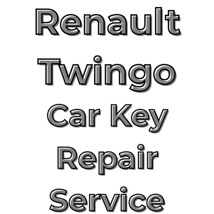 Renault Twingo 2002 - 2014 Car Key Repair Service 3 Button Central Locking Fob