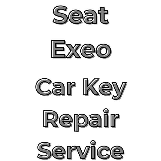 Seat Exeo 2008 - 2013 Car Key Repair Service 3 Button Central Locking Fob