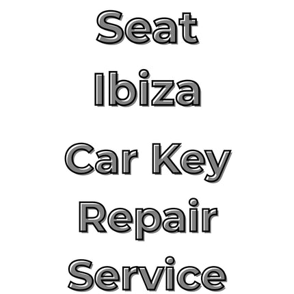Seat Ibiza 2008 - 2016 Car Key Repair Service 3 Button Central Locking Fob