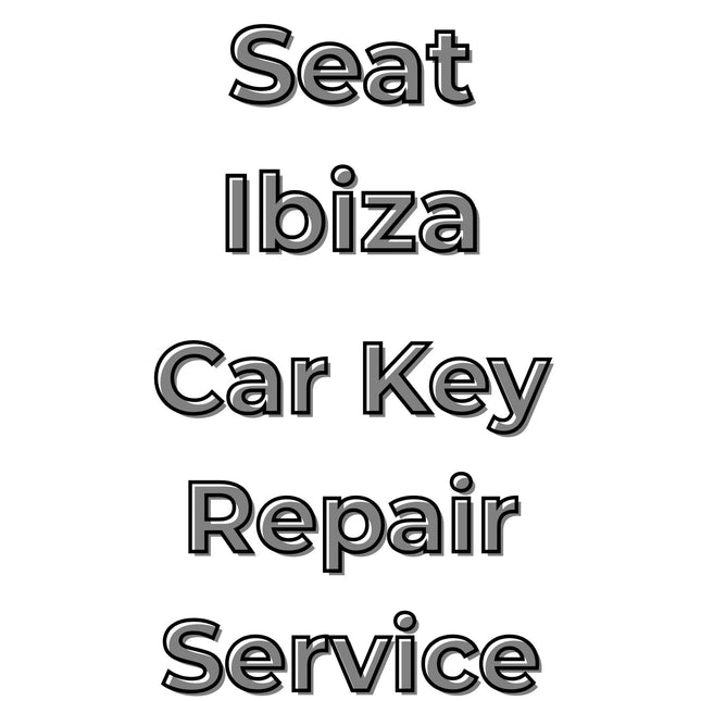Seat Ibiza 2008 - 2016 Car Key Repair Service 3 Button Central Locking Fob