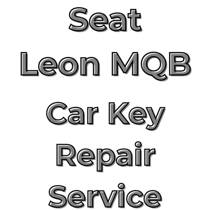 Seat Leon 2012 - 2019 Car Key Repair Service 3 Button Central Locking Fob MQB