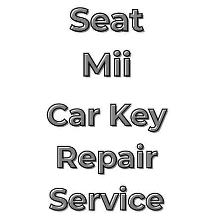 Seat Mii 2011 – 2017 Car Key Repair Service 3 Button Central Locking Fob