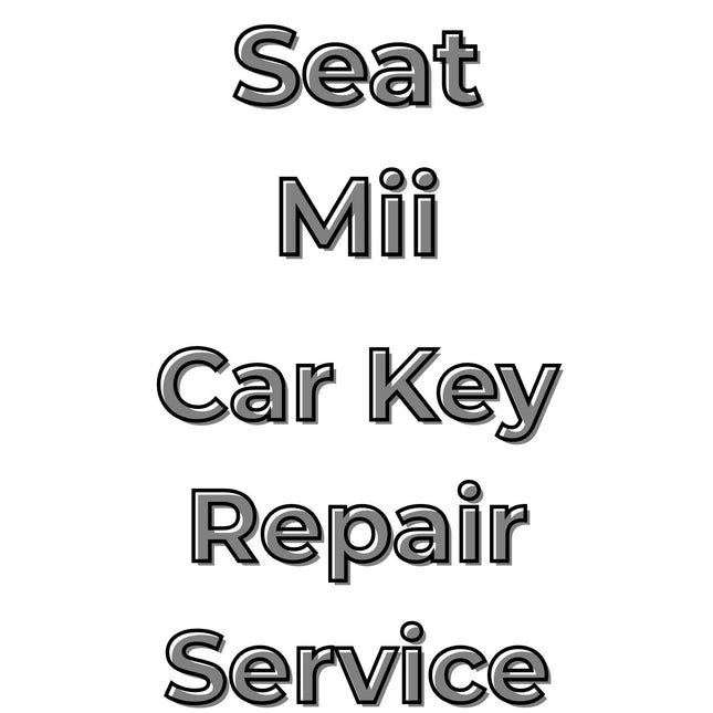 Seat Mii 2011 – 2017 Car Key Repair Service 3 Button Central Locking Fob