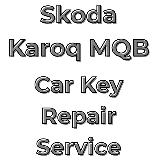 Skoda Karoq 2018 - 2021 Car Key Repair Service 3 Button Central Locking Fob MQB