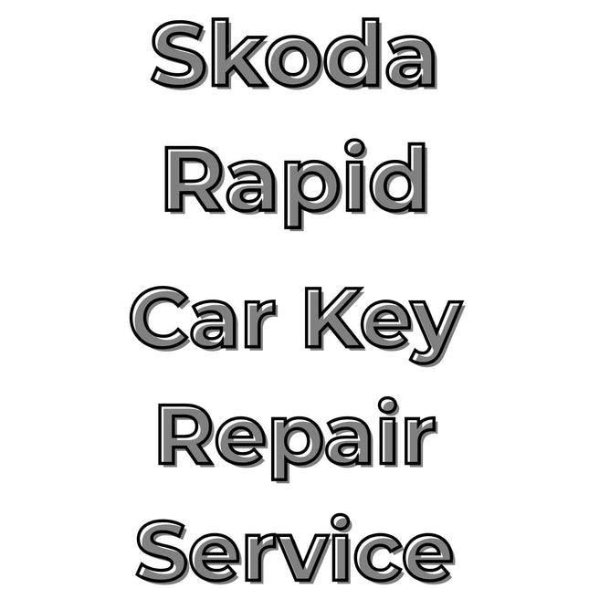 Skoda Rapid 2011 - 2016 Car Key Repair Service 3 Button Central Locking Fob
