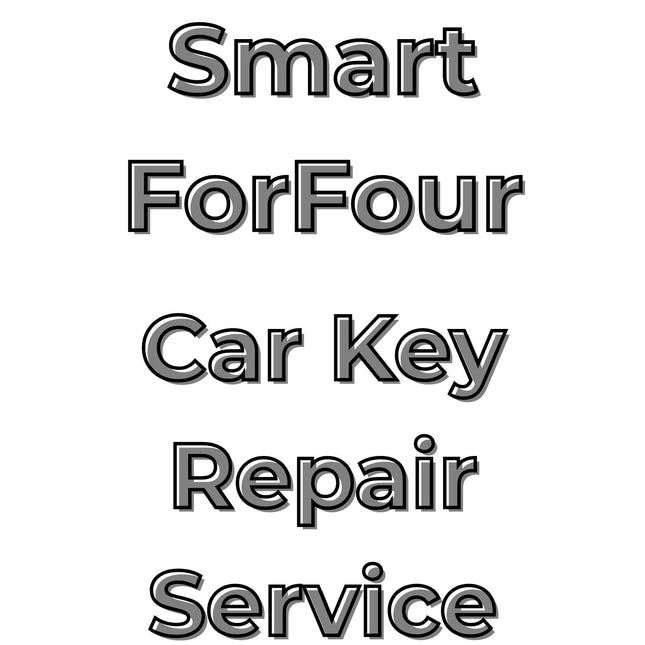 Smart ForFour 2014 - 2018 Car Key Repair Service 3 Button Central Locking Fob