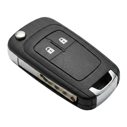 Vauxhall B12E 2 button flip remote key repaired with new key case
