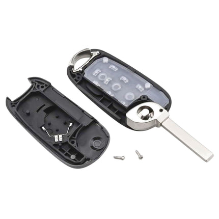 Vauxhall Astra Key Fob Case Replacement Cover 2 Button Flip Black Remote Repair