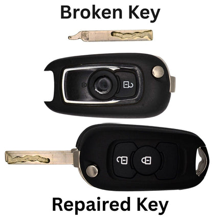 Vauxhall Astra 2015 - 2025 2 Button Remote Flip Key Fob Repair Service