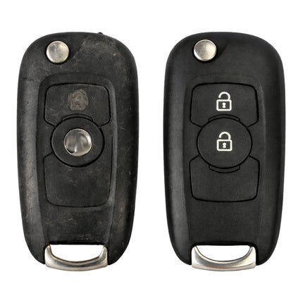 vauxhall astra k 2 button key fob repair service before and after damaged flip key case