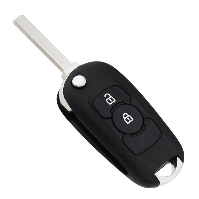 Vauxhall Astra K flip key replacement shell with 2 buttons and flip blade