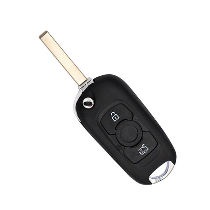 Vauxhall Astra Key Fob Case Replacement Cover 3 Button Flip Black Remote Repair