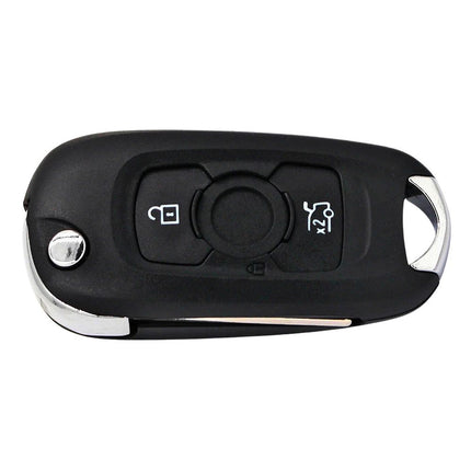 Vauxhall Astra Key Fob Case Replacement Cover 3 Button Flip Black Remote Repair
