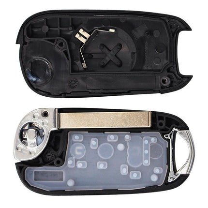 Vauxhall Astra Key Fob Case Replacement Cover 3 Button Flip Black Remote Repair
