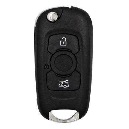 Vauxhall Astra K flip key replacement casing front view with lock unlock and boot buttons