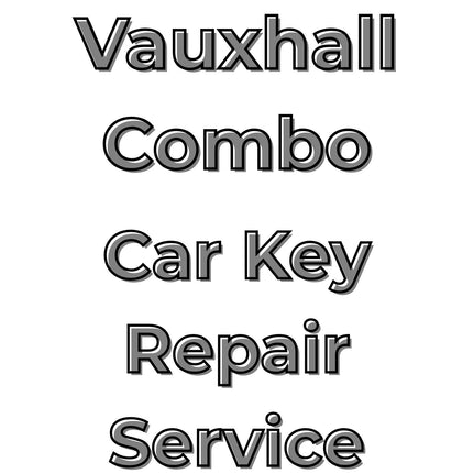 Vauxhall Combo 2018 - 2025 Car Key Repair Service 3 Button Central Locking Fob