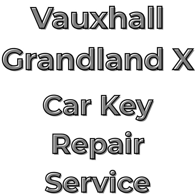 Vauxhall Grandland X 2017 - 2021 Key Repair Service 3 Button Central Locking Fob