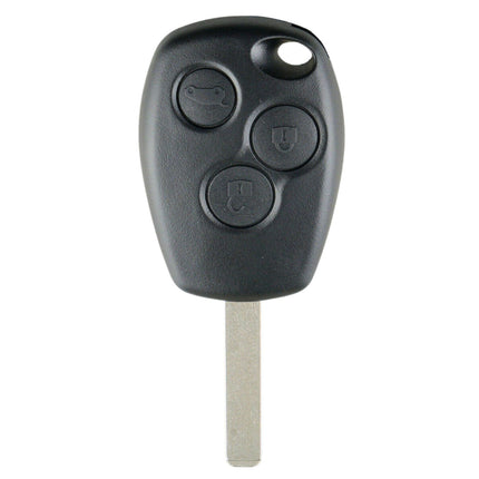 Vauxhall Movano Van 3 Button Key Fob Cover Replacement Smart Black Case Repair