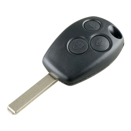 Angled view of replacement remote key shell for Vauxhall