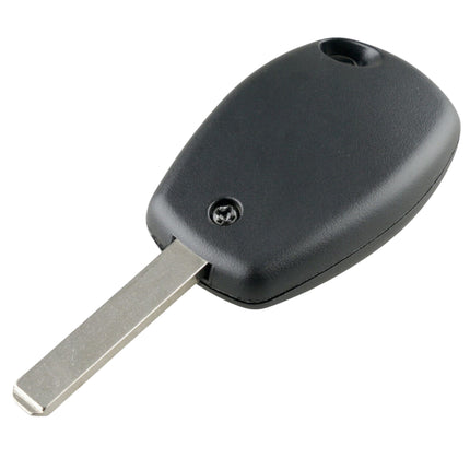 Rear view of 2 button car remote case showing screw location