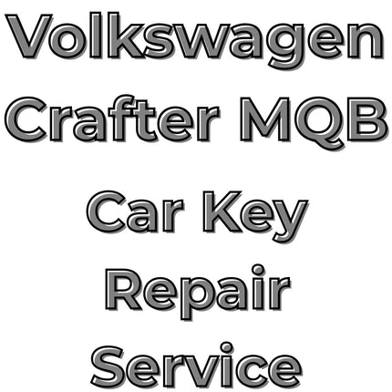 Volkswagen VW Crafter 2018 - 2024 Car Key Repair Service 3 Button Central Locking Fob MQB