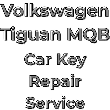 Volkswagen VW Tiguan 2015 - 2023 Car Key Repair Service 3 Button Central Locking Fob MQB