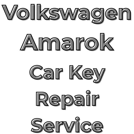 Volkswagen VW Amarok 2010 - 2016 Key Repair Service 3 Button Central Locking Fob