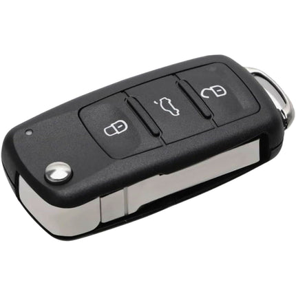 Volkswagen VW Sharan Key Fob Cover 3 Button Black Case Replacement Remote Repair