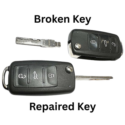 Volkswagen VW UP 2011 - 2016 Key Repair Service 3 Button Central Locking Fob