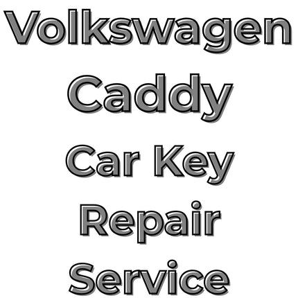 Volkswagen VW Caddy 2011 - 2020 Key Repair Service 3 Button Central Locking Fob