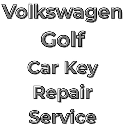 Volkswagen Golf Plus 2009 - 2014 Key Repair Service 3 Button Central Locking Fob
