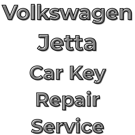Volkswagen VW Jetta 2012 - 2016 Key Repair Service 3 Button Central Locking Fob