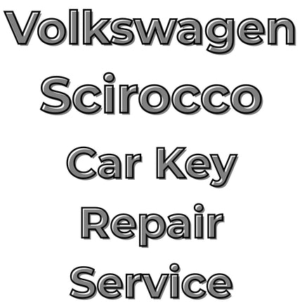Volkswagen Scirocco 2011 - 2016 Key Repair Service 3 Button Central Locking Fob