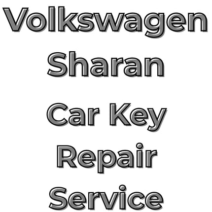 Volkswagen VW Sharan 2010 - 2020 Car Key Repair Service 4 Button Locking Fob