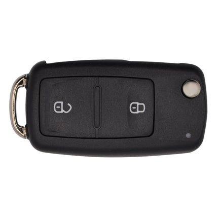 Volkswagen VW Transporter T5 T6  Key Fob Case Replacement Cover 2 Button Black