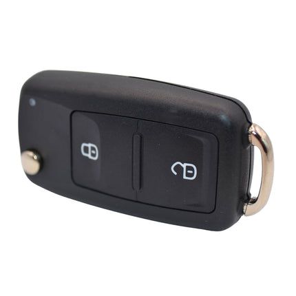 Volkswagen VW Transporter T5 T6  Key Fob Case Replacement Cover 2 Button Black
