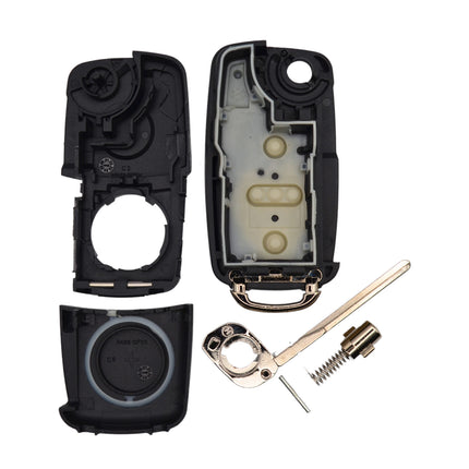 Volkswagen VW Transporter T5 T6  Key Fob Case Replacement Cover 2 Button Black