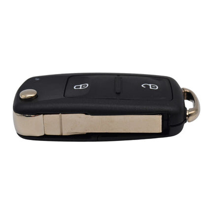 Volkswagen VW Transporter T5 T6  Key Fob Case Replacement Cover 2 Button Black