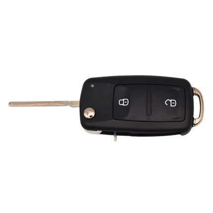 Volkswagen VW Transporter T5 T6  Key Fob Case Replacement Cover 2 Button Black